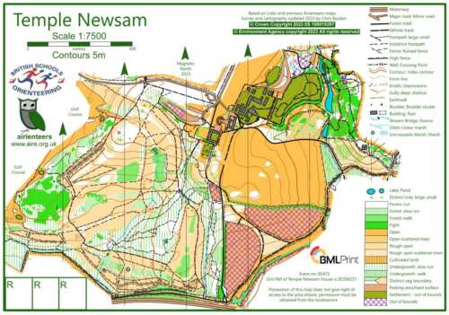 Temple Newsam 230925 1 7500 Competition Map 3